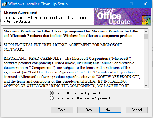 Windows Installer CleanUp Utility