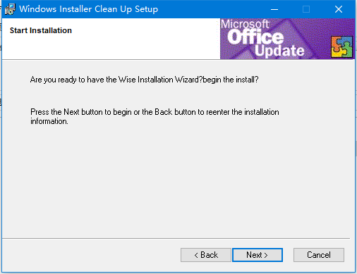 Windows Installer CleanUp Utility