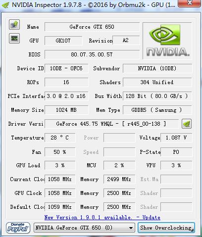 NVIDIA Inspector