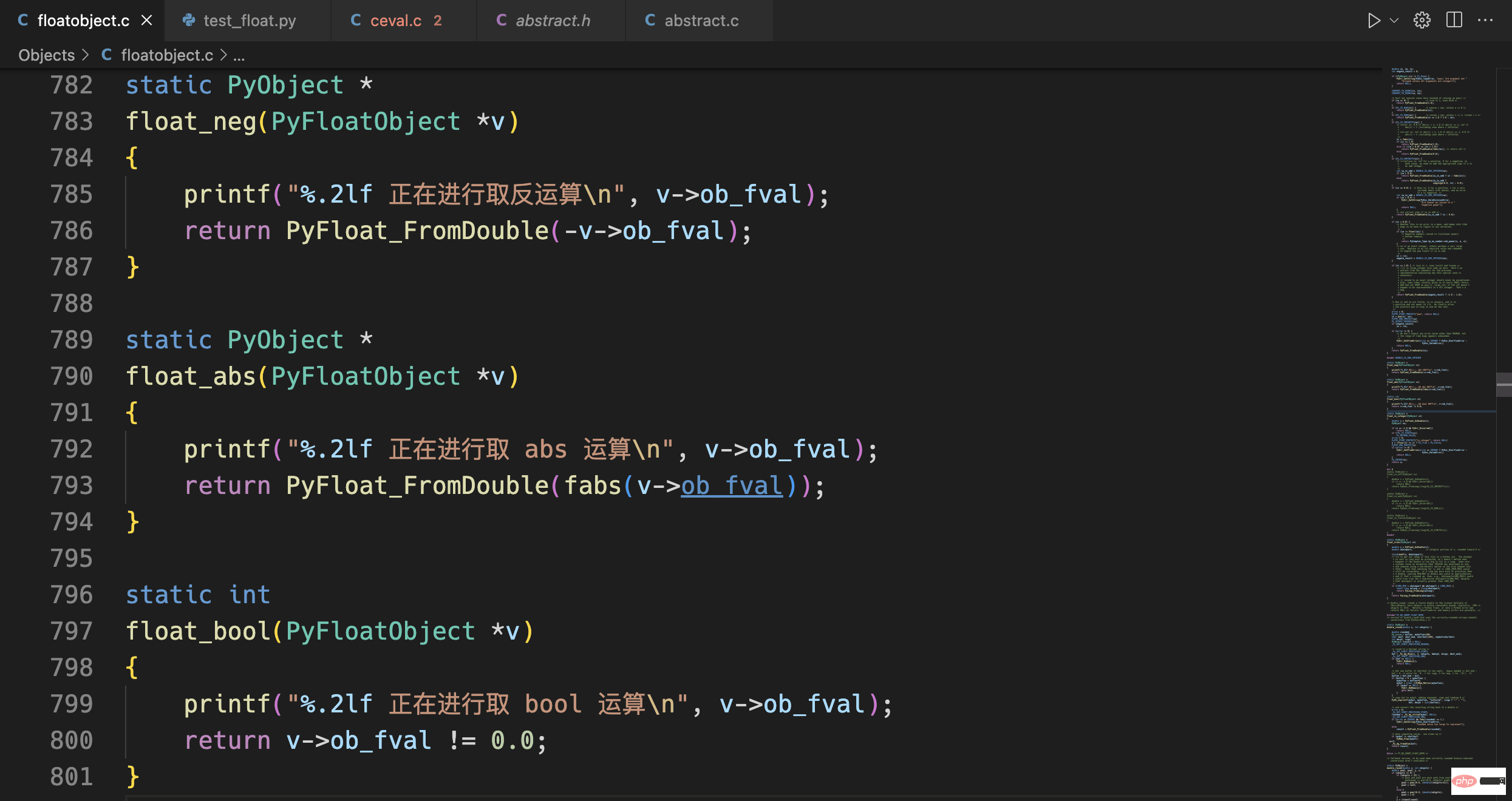 Python虚拟机中浮点数的实现原理是什么