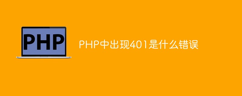 PHP中出现401是什么错误