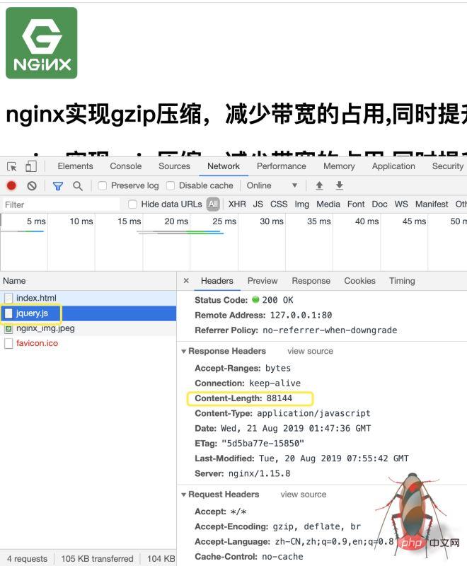 nginx中怎么使用gzip压缩提升网站速度