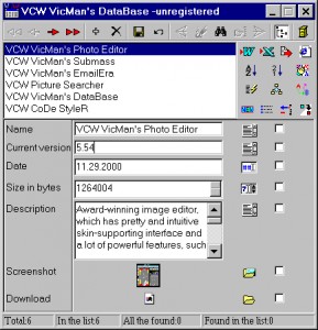 VCW VicMans DataBase