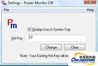 Power Monitor Off