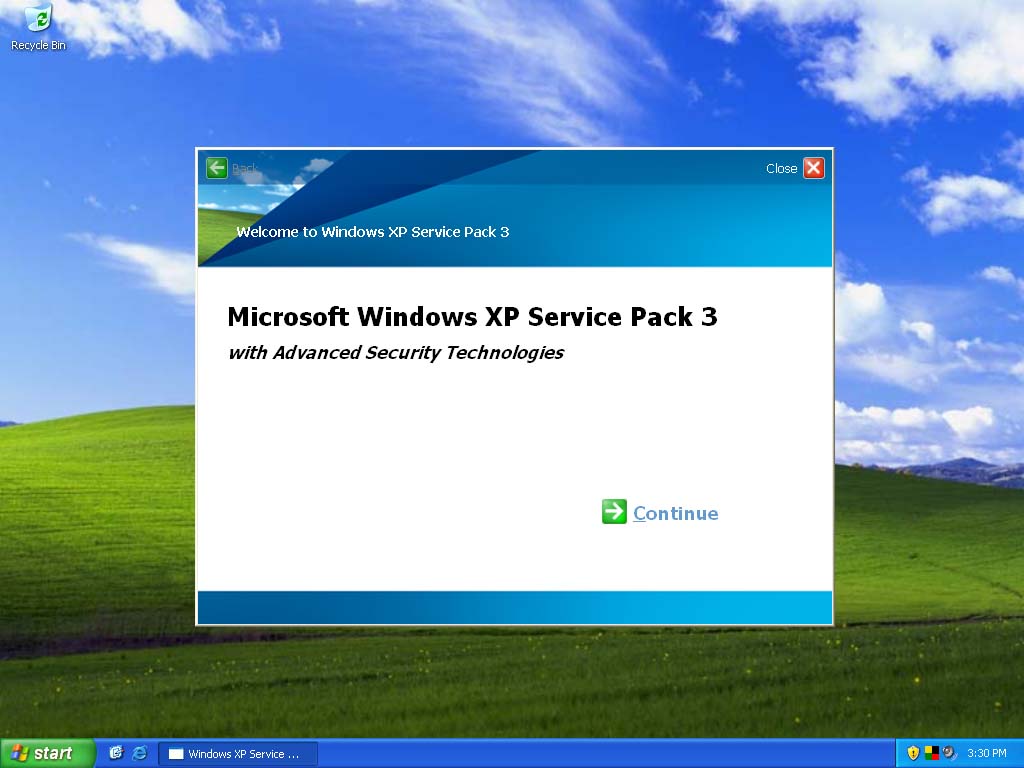 Windows XP Service Pack 3 (SP3)