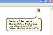 Laptop Battery Power Monitor