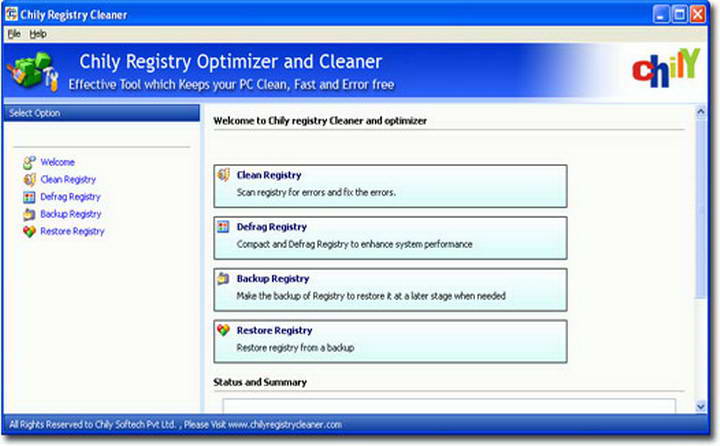 Chily Registry Cleane