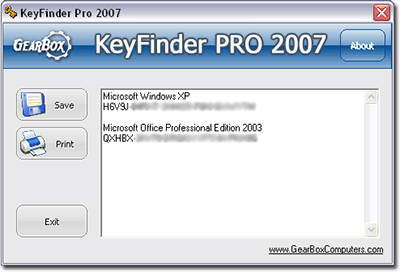 Windows Product Key Finder PRO