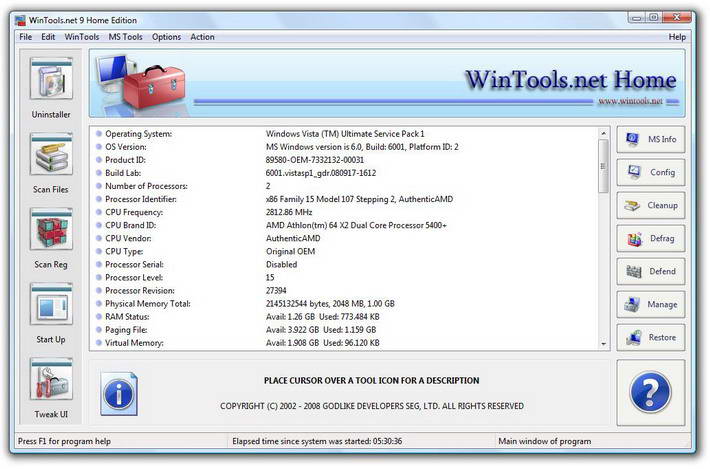 WinTools.net Home Edition