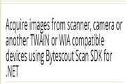 Scan SDK