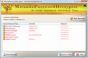 Miranda Password Decryptor