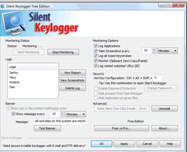 Silent Keylogger