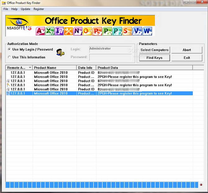 Office Product Key Finder