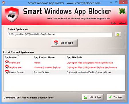 Smart Windows App Blocker