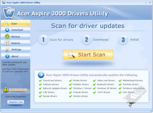 Acer Aspire 3000 Drivers Utility