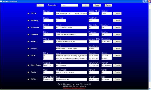 Basic Hardware Inventory