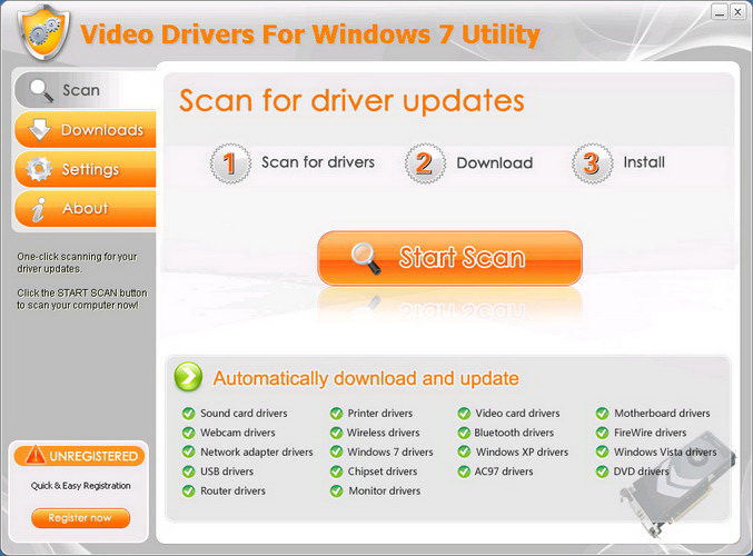 Video Drivers For Windows 7 Utility