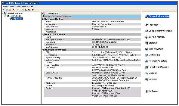 Nsasoft Hardware Software Inventory