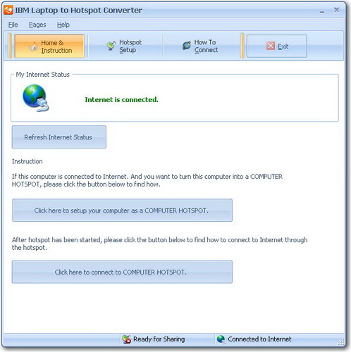 IBM Laptop to Hotspot Converter