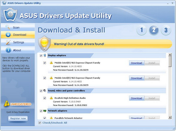 ASUS Drivers Update Utility