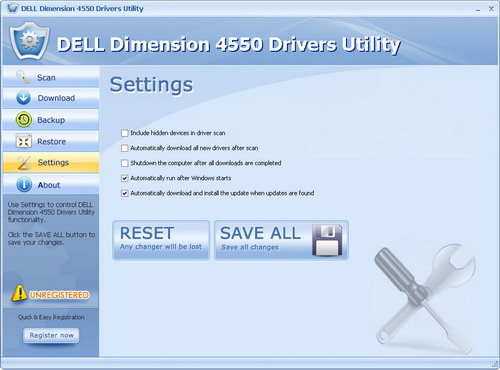 DELL Dimension 4550 Drivers Utility