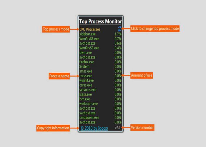 Top Process Monitor