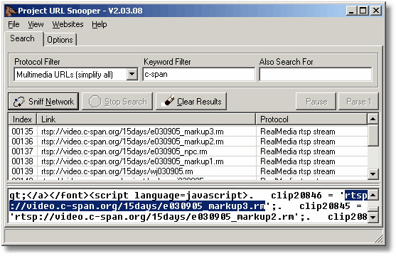 URL Snooper portable