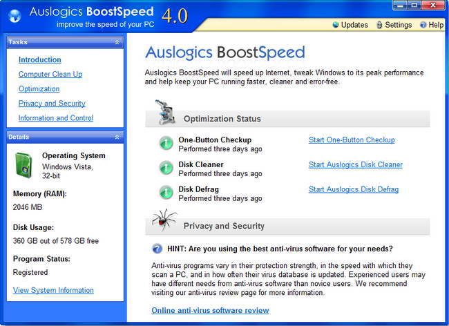 AusLogics BoostSpeed