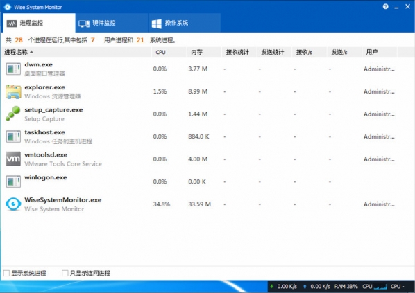 系统监视器WiseSystem