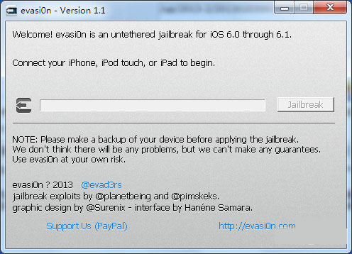 iOS6.1完美越狱工具