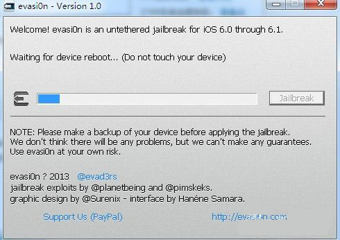 iOS6.1完美越狱工具