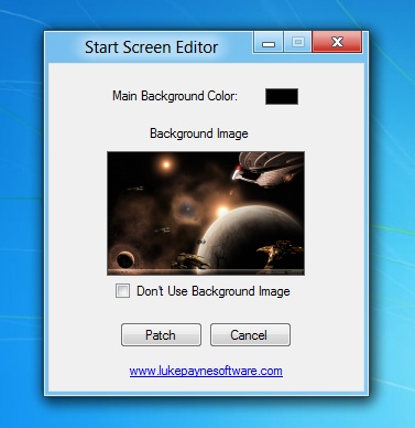 Windows 8 Start Screen Editor