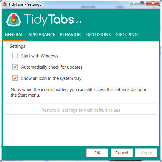 TidyTabs