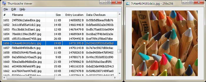 Thumbcache Viewer