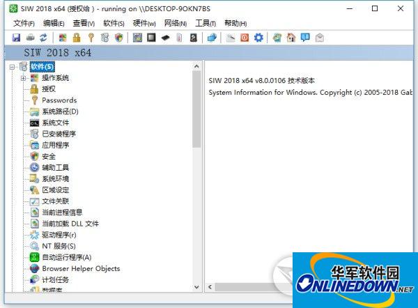 SIW 2018(系统监测软件)