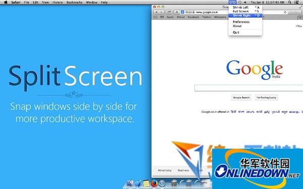 Splitscreen mac版(窗口快速调整软件)