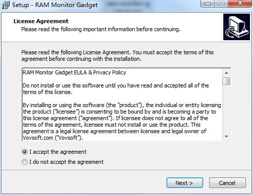 RAM Monitor Gadget