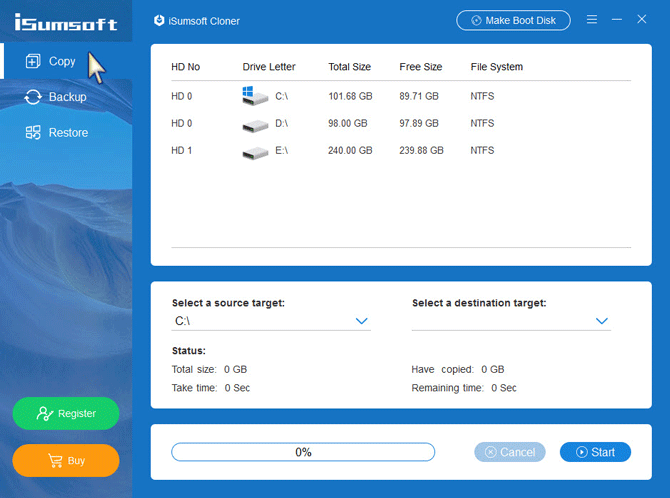 iSumsoft Cloner