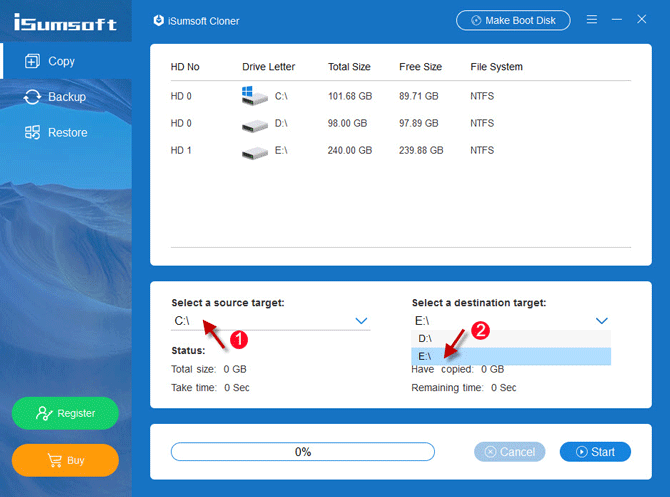 iSumsoft Cloner