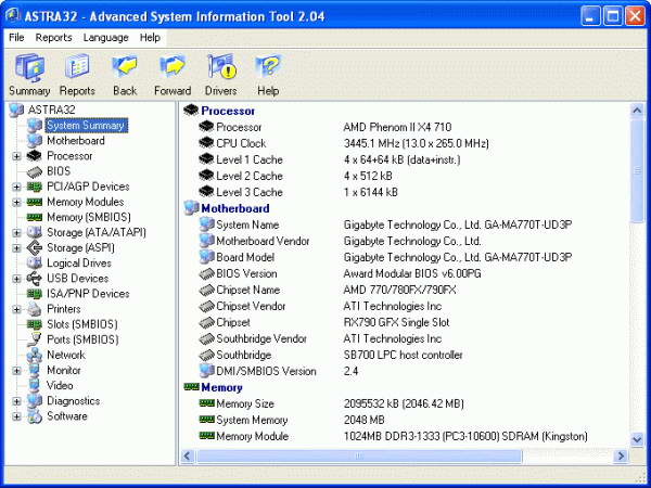 ASTRA32 - Advanced System Information Tool