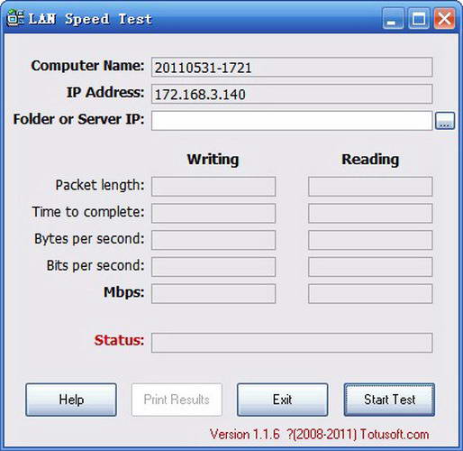 LAN Speed Test