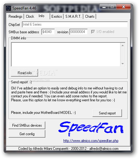 风扇监控软件 SpeedFan