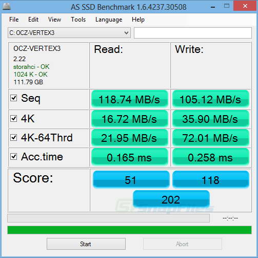 AS SSD Benchmark