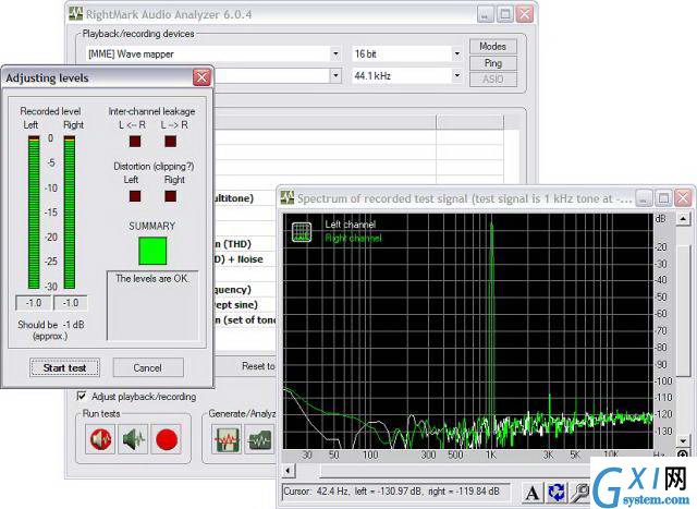 RightMark Audio Analyzer