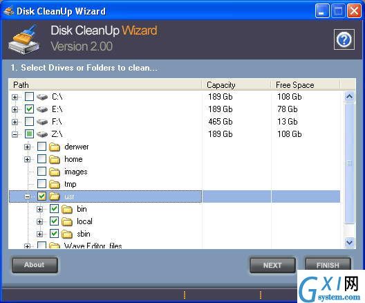 Disk CleanUp Wizard