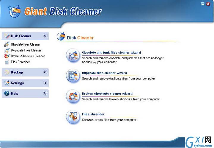 Giant Disk Cleaner