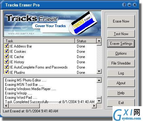 Tracks Eraser