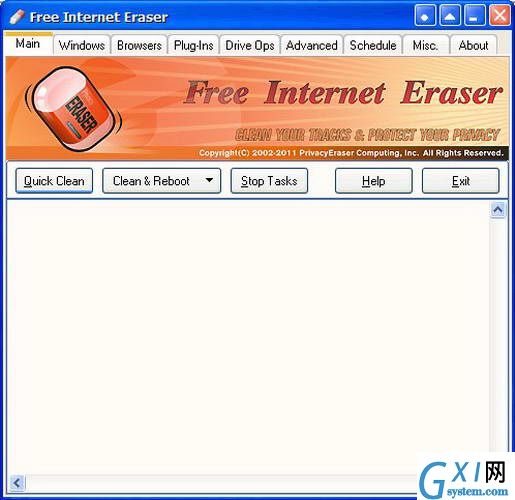 Free Internet Eraser