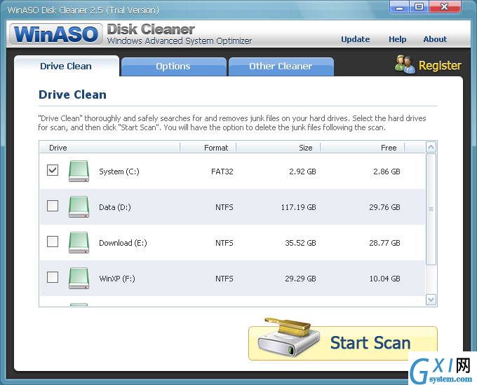 WinASO Disk Cleaner