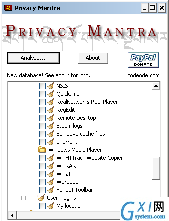 PrivacyMantra清除缓存